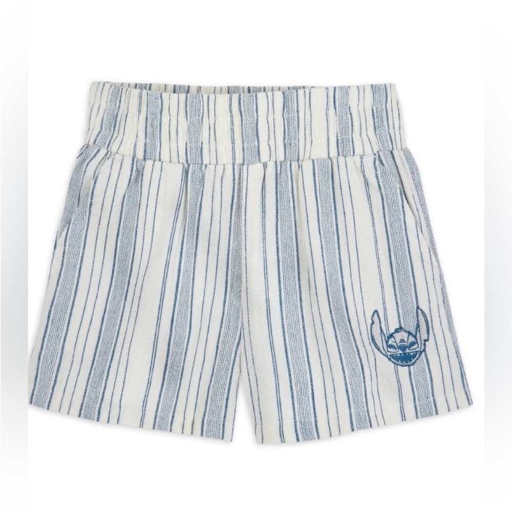 ✨NEW✨ Disney Girls Linen Lilo & Stitch Shorts size 14 / XL